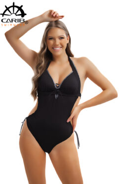 427-26 Noir push-up trikini